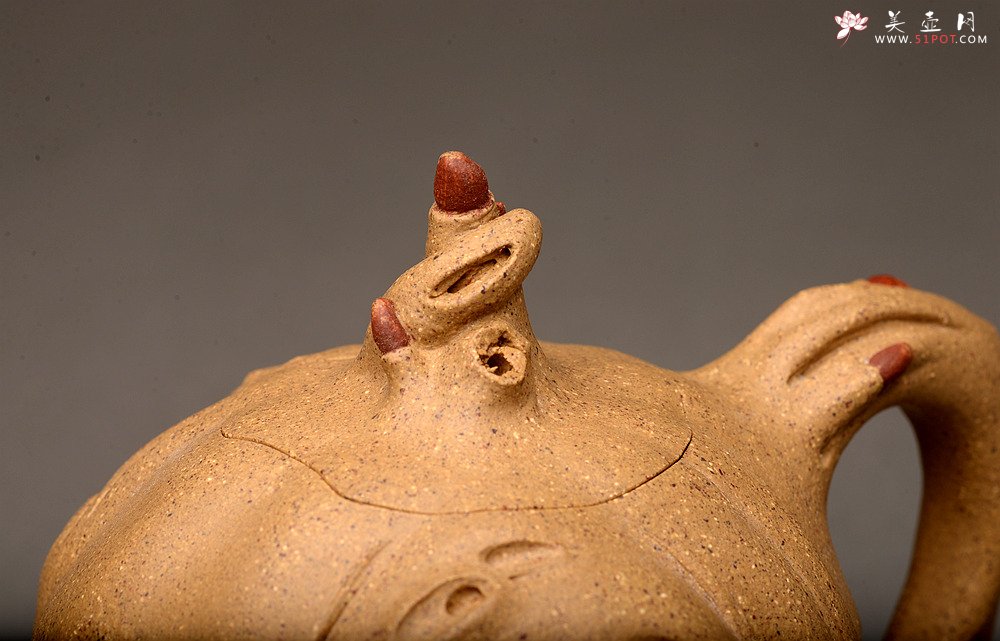 紫砂壶图片：刘秀全手经典新品 自然生动  古朴之味~~全手树魂 - 宜兴紫砂壶网