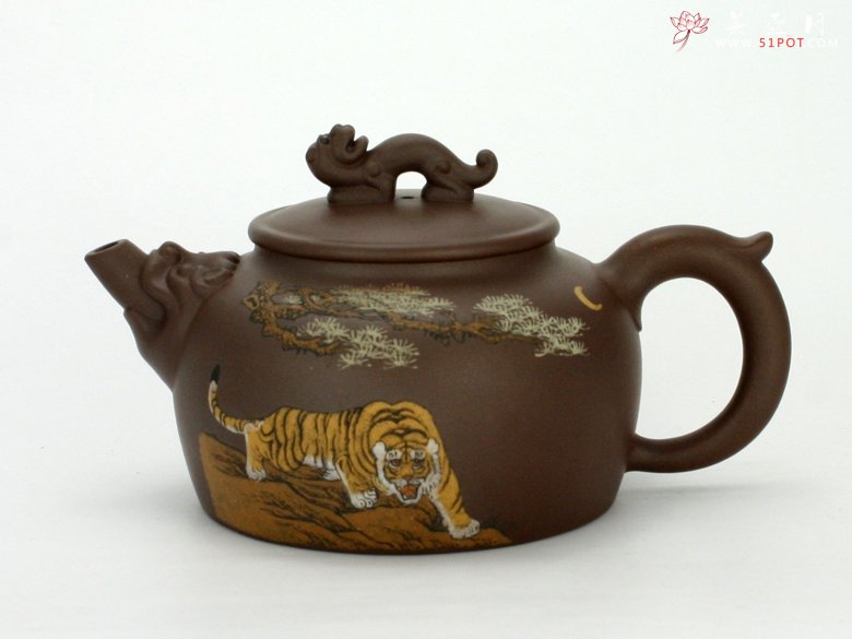 紫砂壶图片：虎虎生威 - 宜兴紫砂壶网