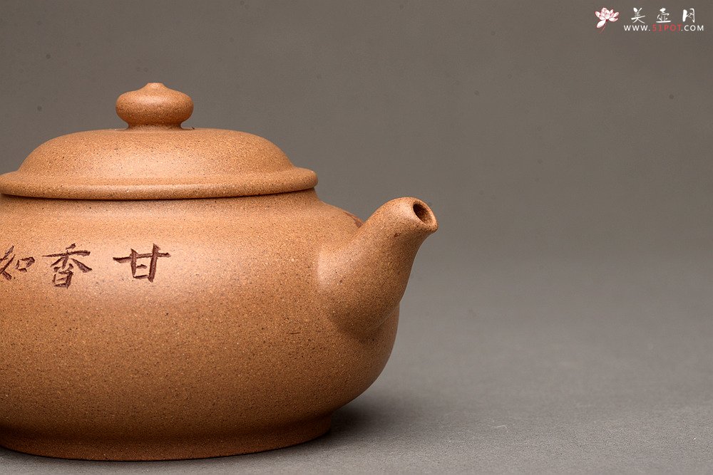 紫砂壶图片：颇有玩味 渐入佳境  全手乳丁 老段泥 - 宜兴紫砂壶网