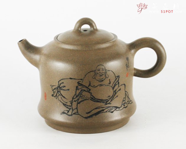 紫砂壶图片：汉钟壶 - 宜兴紫砂壶网