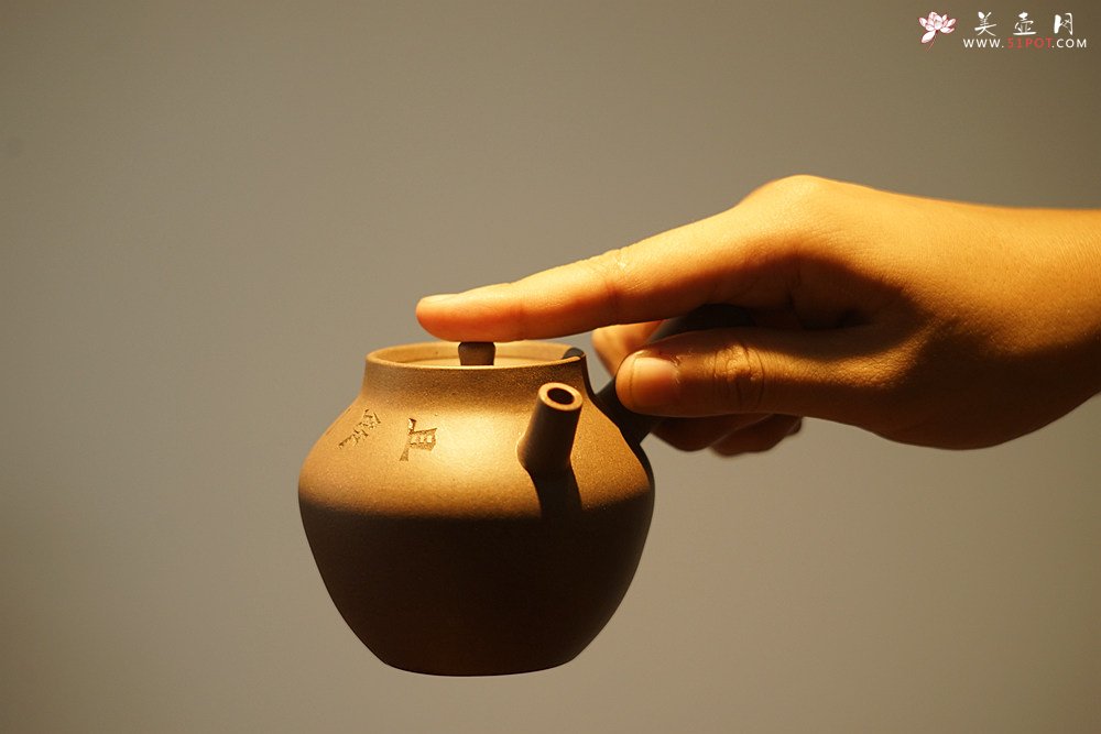 紫砂壶图片：淞庐出品 全手佳作 文气十足~ 云水禅心急须二式 炮嘴独孔 - 宜兴紫砂壶网