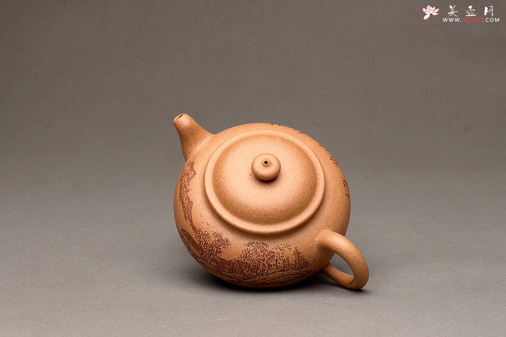 紫砂壶图片：颇有玩味 渐入佳境  全手乳丁 老段泥 - 宜兴紫砂壶网