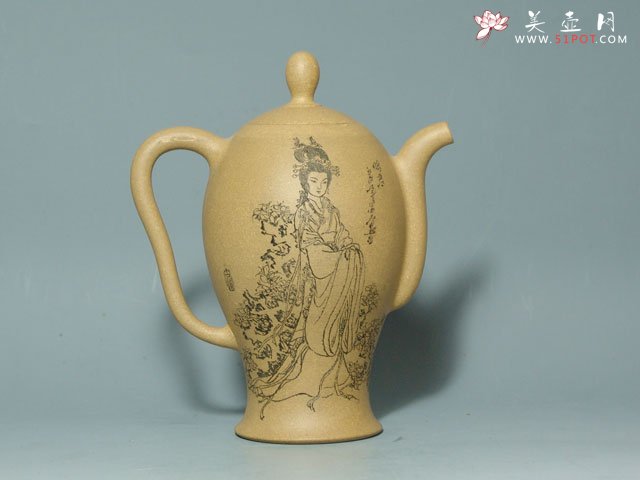 紫砂壶图片：美人图－西施、昭君、杨贵妃、貂蝉 - 宜兴紫砂壶网