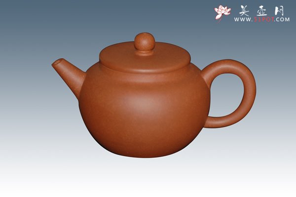 紫砂壶图片：平盖莲子 - 宜兴紫砂壶网