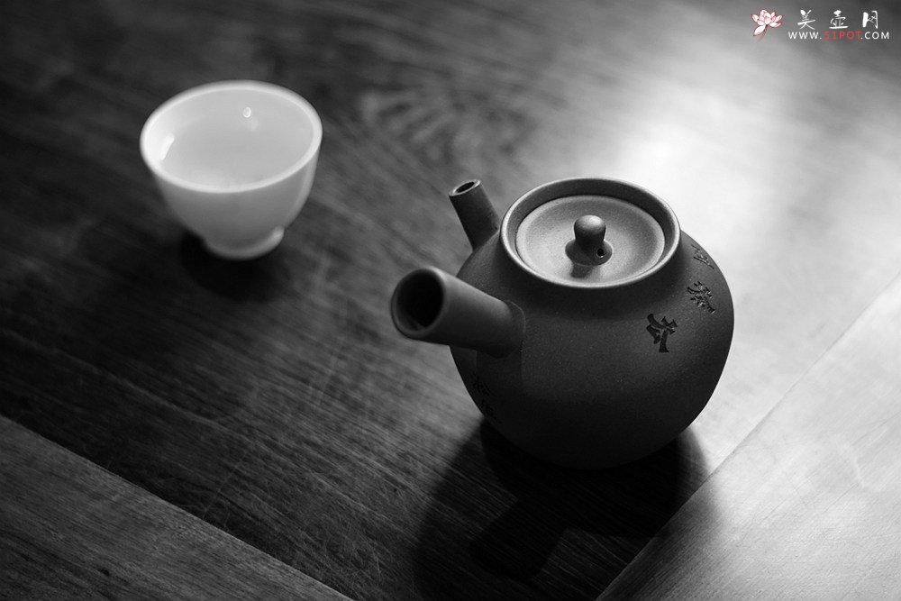 紫砂壶图片：淞庐出品 全手佳作 文气十足~ 云水禅心急须二式 炮嘴独孔 - 宜兴紫砂壶网