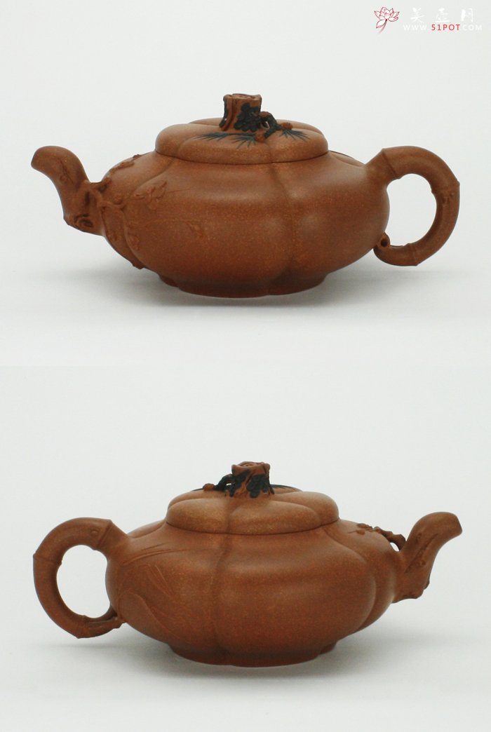 紫砂壶图片：三结义壶 - 宜兴紫砂壶网