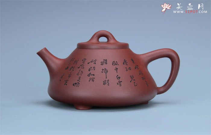 紫砂壶图片：乐人石瓢 - 宜兴紫砂壶网