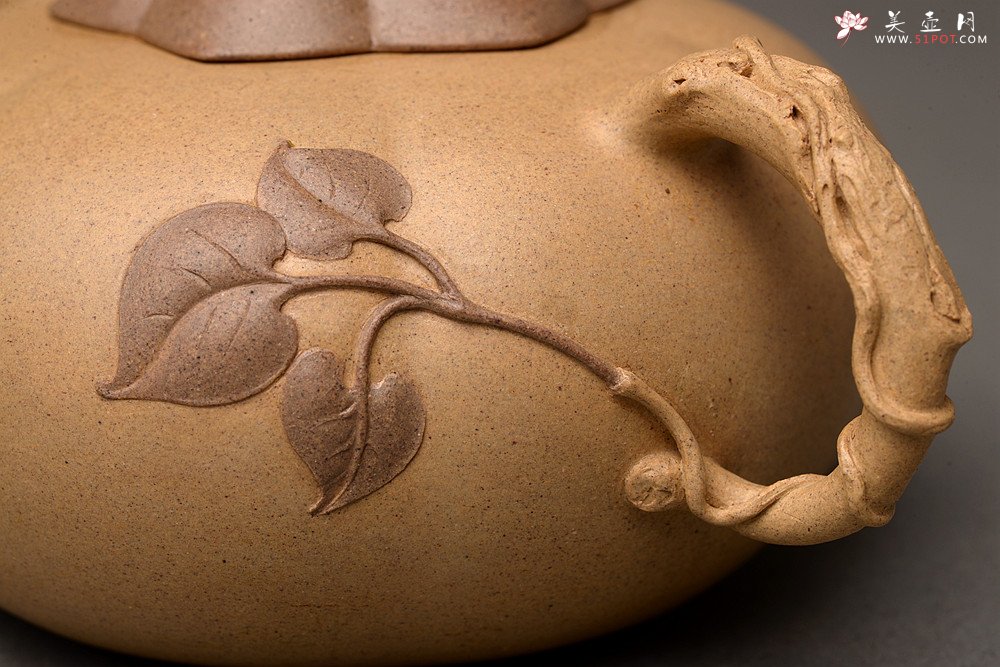 紫砂壶图片：顾正芳乙未年秋全手新作 曼妙田园 诗情画意 琼姿 优质本山绿 - 宜兴紫砂壶网