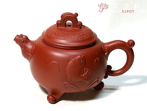 紫砂壶图片：鱼跃龙门 - 宜兴紫砂壶网