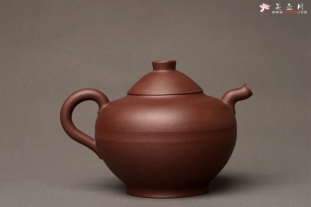 紫砂壶图片：詹黎明全手新作 古朴稳重 颇具个性 陶瓮 做工精致 - 宜兴紫砂壶网