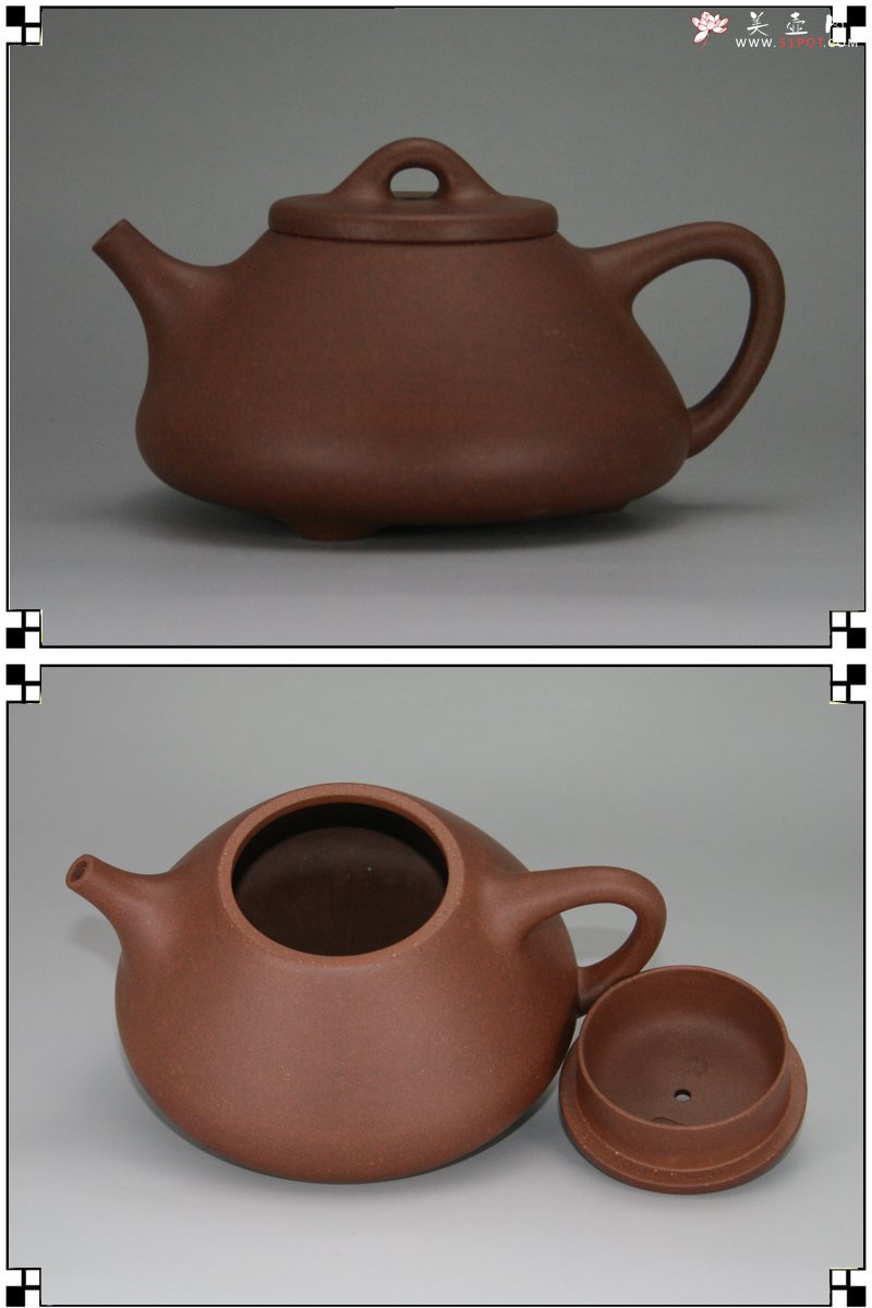 紫砂壶图片：子冶石瓢 - 宜兴紫砂壶网