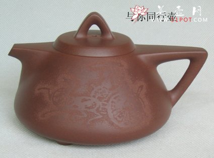 紫砂壶图片：与你同行壶 - 宜兴紫砂壶网