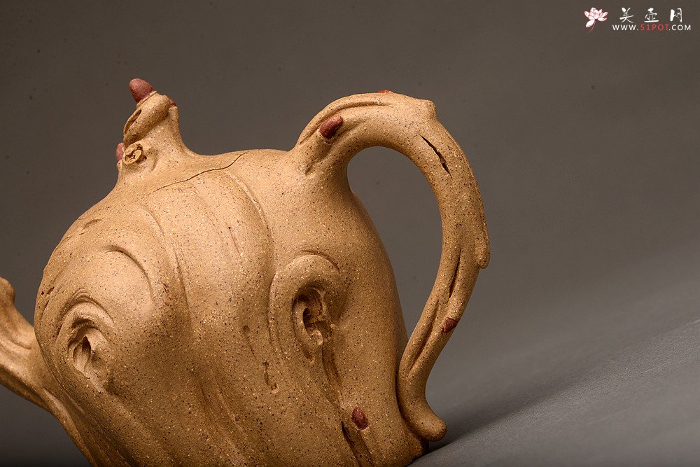 紫砂壶图片：刘秀全手经典新品 自然生动  古朴之味~~全手树魂 - 宜兴紫砂壶网