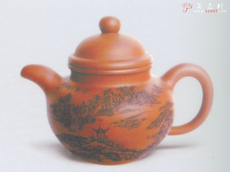 紫砂壶图片：掇球壶 - 宜兴紫砂壶网