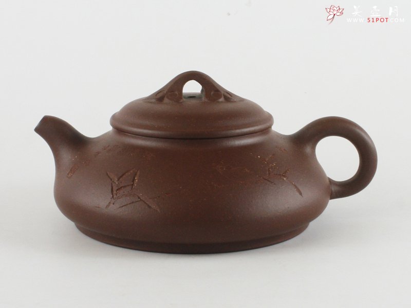 紫砂壶图片：扁如意 - 宜兴紫砂壶网