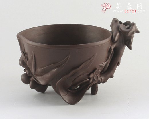 紫砂壶图片：圣桃杯 - 宜兴紫砂壶网