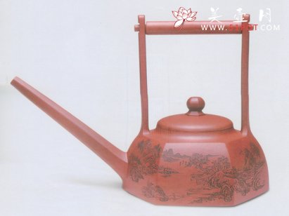 紫砂壶图片：思远提梁 - 宜兴紫砂壶网