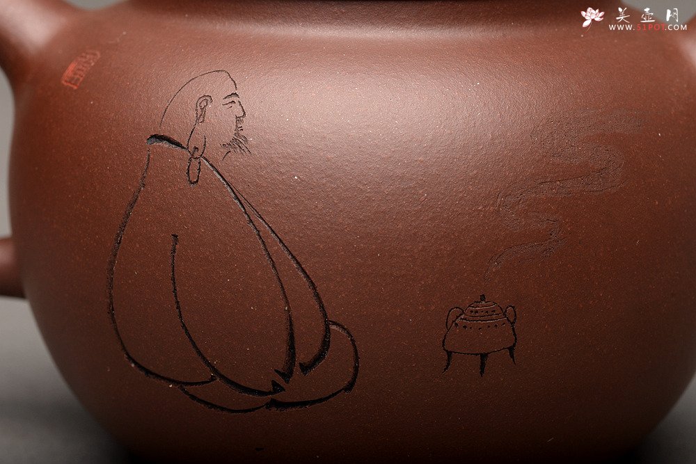 紫砂壶图片：圆润饱满 有趣实用 從心 - 宜兴紫砂壶网