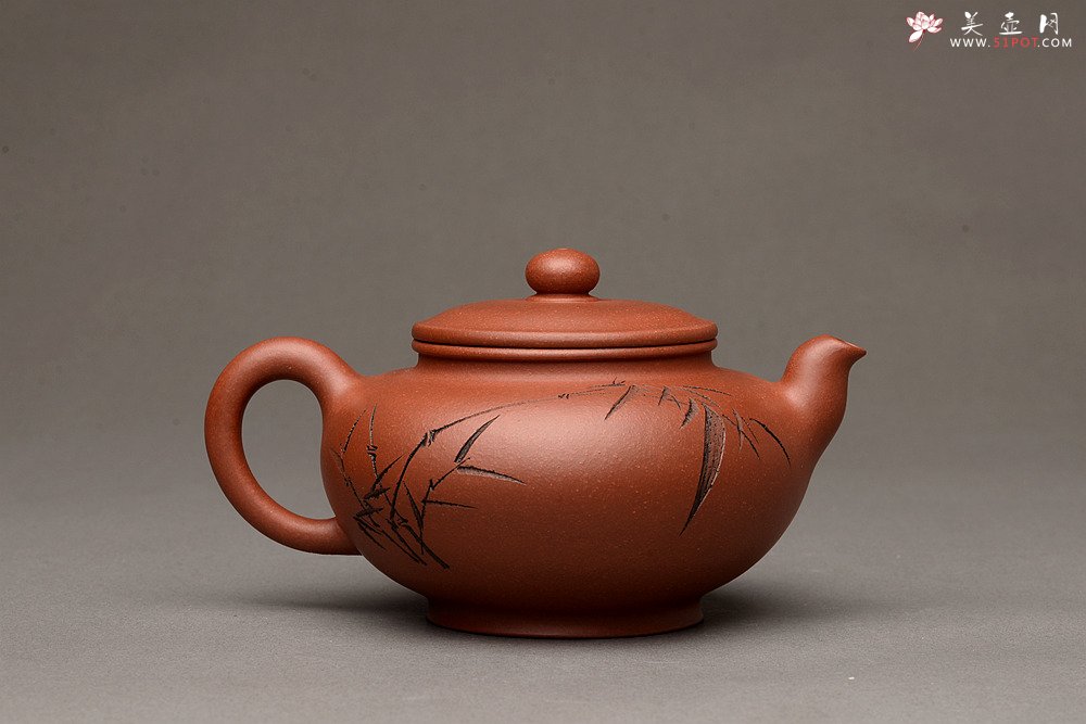 紫砂壶图片：端庄典雅 顾小英新作  全手紫韵 - 宜兴紫砂壶网