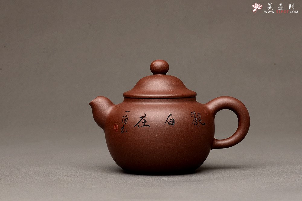 紫砂壶图片：圆润饱满 有趣实用 從心 - 宜兴紫砂壶网