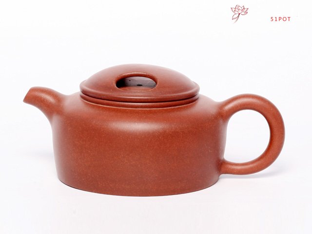 紫砂壶图片：牛盖莲子 - 宜兴紫砂壶网