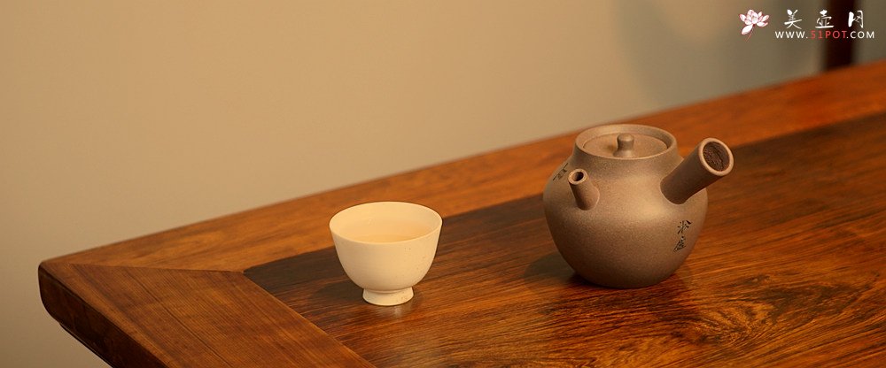 紫砂壶图片：淞庐出品 全手佳作 文气十足~ 云水禅心急须二式 炮嘴独孔 - 宜兴紫砂壶网