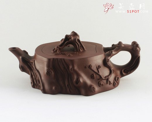 紫砂壶图片：矮梅桩 - 宜兴紫砂壶网