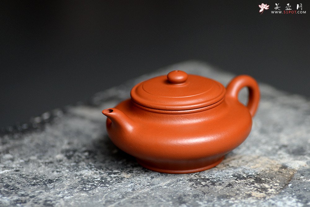 紫砂壶图片：美壶特惠 性价比极高 传统实用 优质朱泥~~虚扁 - 宜兴紫砂壶网