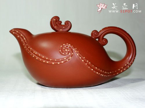 紫砂壶图片：爱如潮水 - 宜兴紫砂壶网