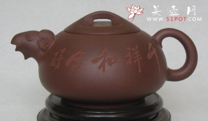 紫砂壶图片：灵羊献瑞壶 - 宜兴紫砂壶网