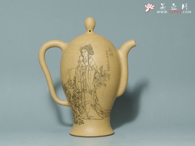 紫砂壶图片：美人图－西施、昭君、杨贵妃、貂蝉 - 宜兴紫砂壶网