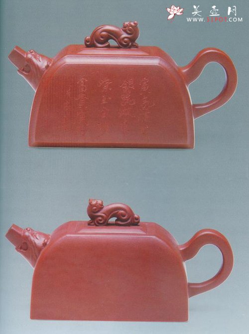 紫砂壶图片：楚汉风争雄壶 - 宜兴紫砂壶网