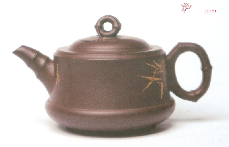 紫砂壶图片：沁竹壶 - 宜兴紫砂壶网