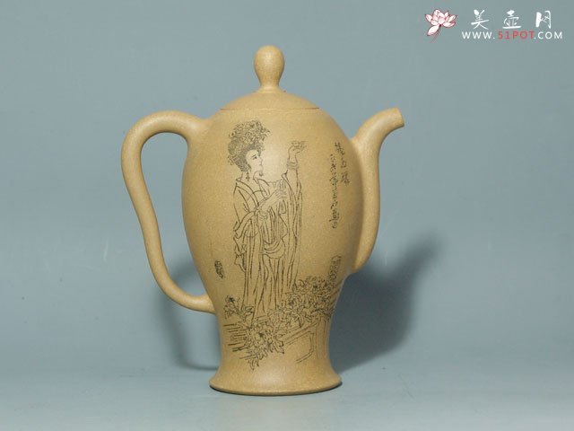 紫砂壶图片：美人图－西施、昭君、杨贵妃、貂蝉 - 宜兴紫砂壶网