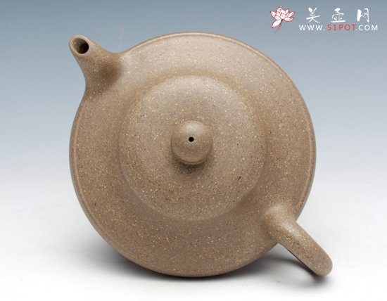 紫砂壶图片：双线扁灯 - 宜兴紫砂壶网