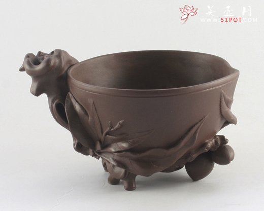 紫砂壶图片：圣桃杯 - 宜兴紫砂壶网