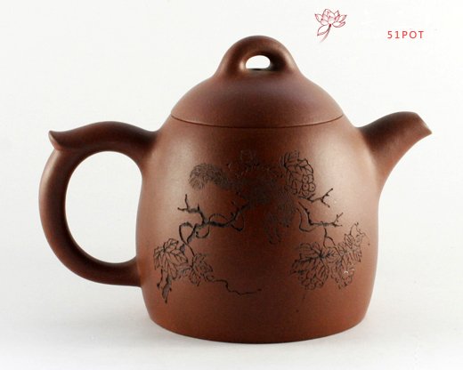 紫砂壶图片：秦权壶 - 宜兴紫砂壶网