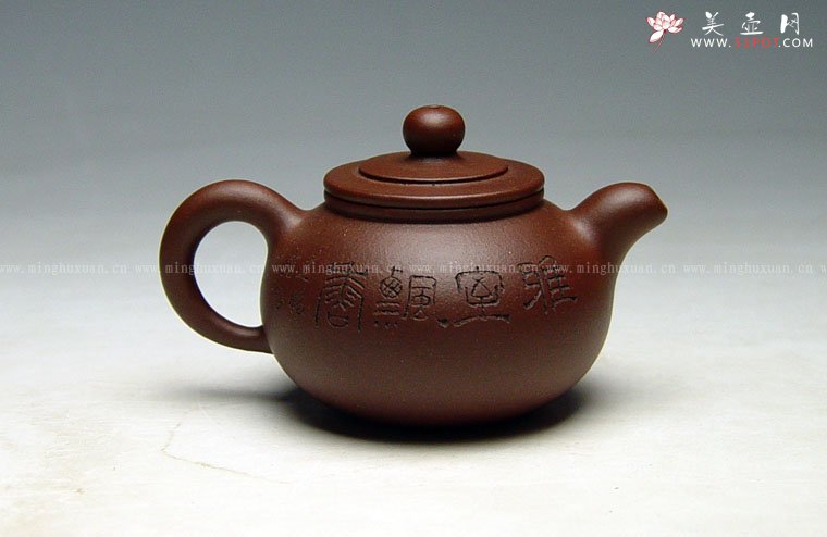 紫砂壶图片：全手工《圆珠壶》 - 宜兴紫砂壶网