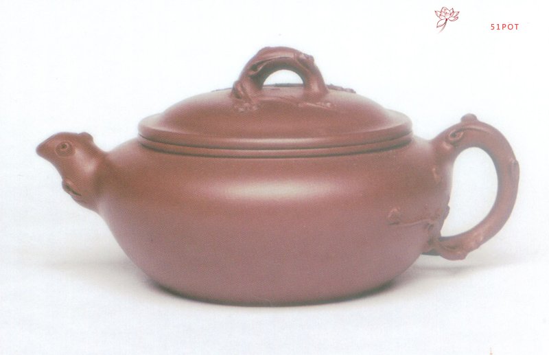 紫砂壶图片：梅开傲雪 - 宜兴紫砂壶网