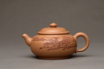 紫砂壶图片：颇有玩味 渐入佳境  全手乳丁 老段泥 - 宜兴紫砂壶网