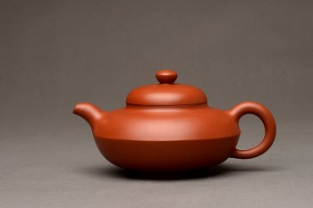 紫砂壶图片：美壶特惠 性价比极高 传统实用 优质朱泥~~合欢 - 宜兴紫砂壶网
