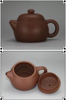 紫砂壶图片：阔口文旦 - 宜兴紫砂壶网