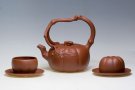 紫砂壶图片：南瓜组壶 - 宜兴紫砂壶网
