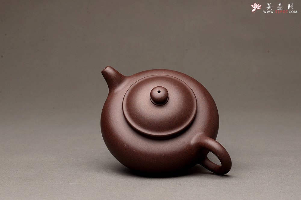 紫砂壶图片：美壶特惠 泓渝山房新品 扁潘壶 有趣实用 - 宜兴紫砂壶网