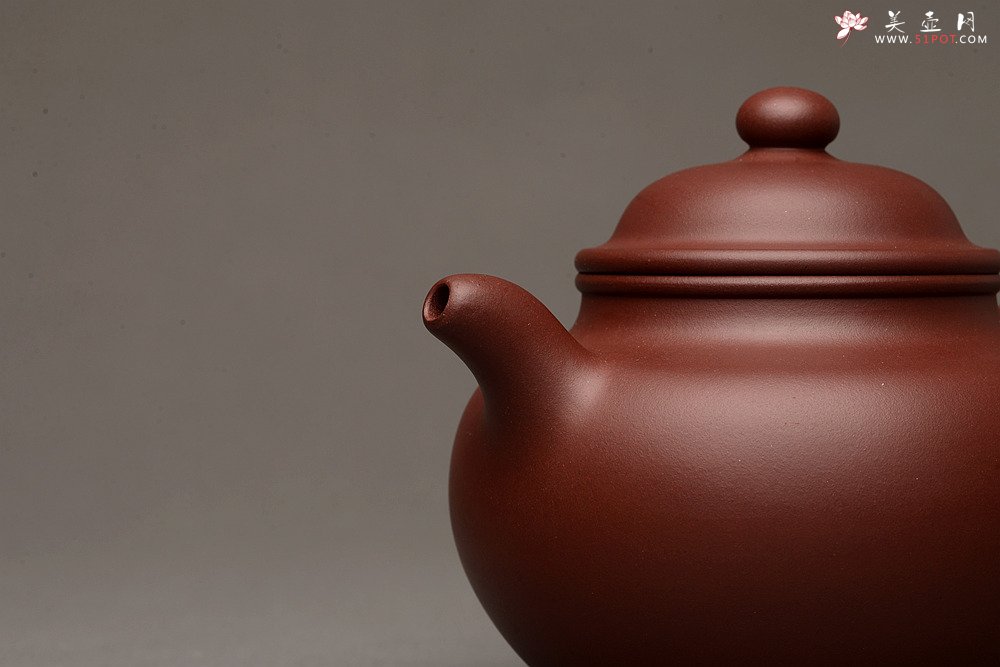 紫砂壶图片：美壶特惠 优质枣红泥 大亨莲子 百年经典器形 饱满大气 - 宜兴紫砂壶网