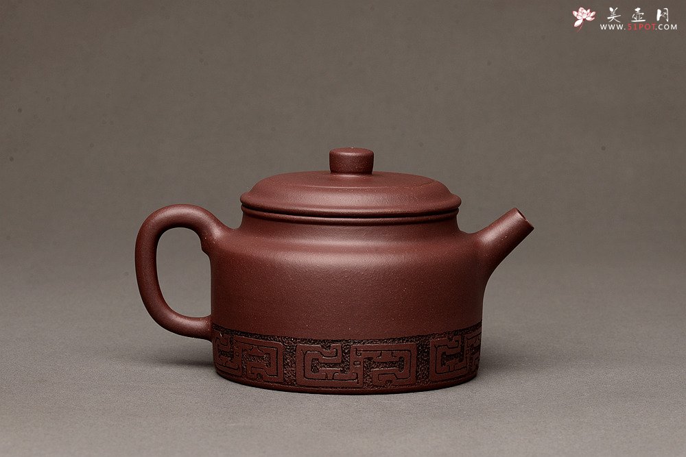 紫砂壶图片：张智耀新作 全手德钟 器型端正 耐品实用 张听刚装饰 - 宜兴紫砂壶网