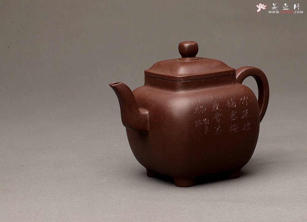 紫砂壶图片：许国良风雅装饰 实力许浒 浑厚高俊 精品代表作 全手鸣远四方 - 宜兴紫砂壶网