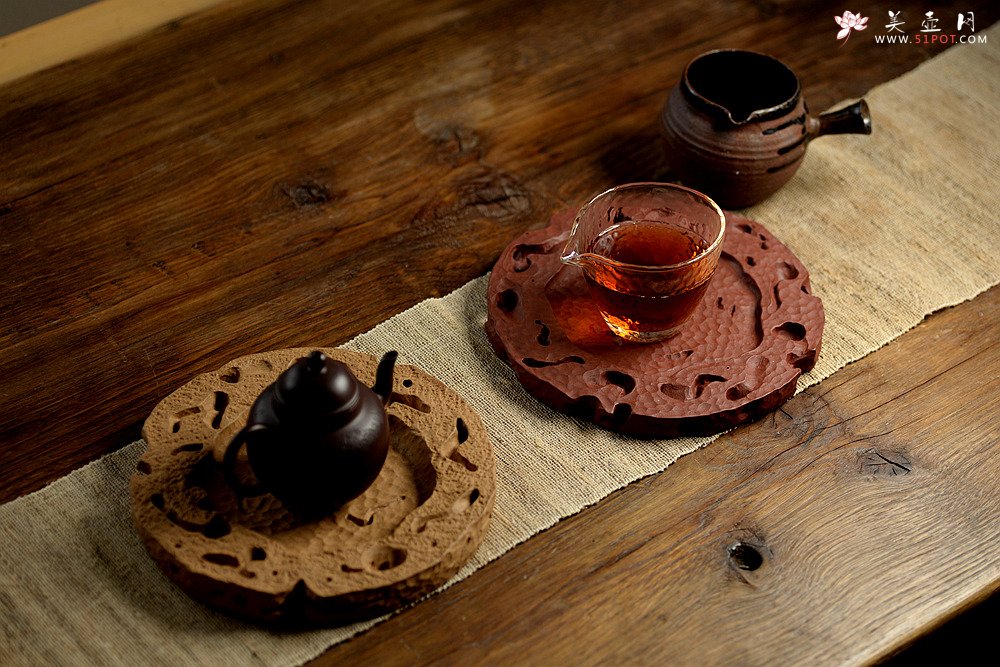 紫砂壶图片：美壶特惠 造型新颖~~非常好玩 全手工太湖石干泡台 - 宜兴紫砂壶网