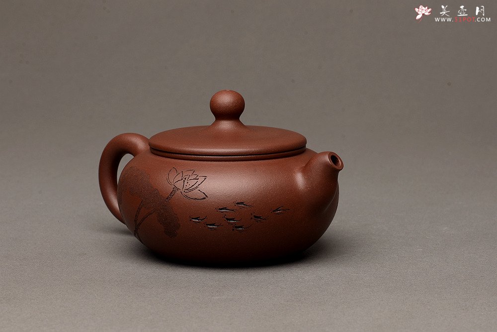 紫砂壶图片：和气致祥 精工实用 鸿运当头 - 宜兴紫砂壶网