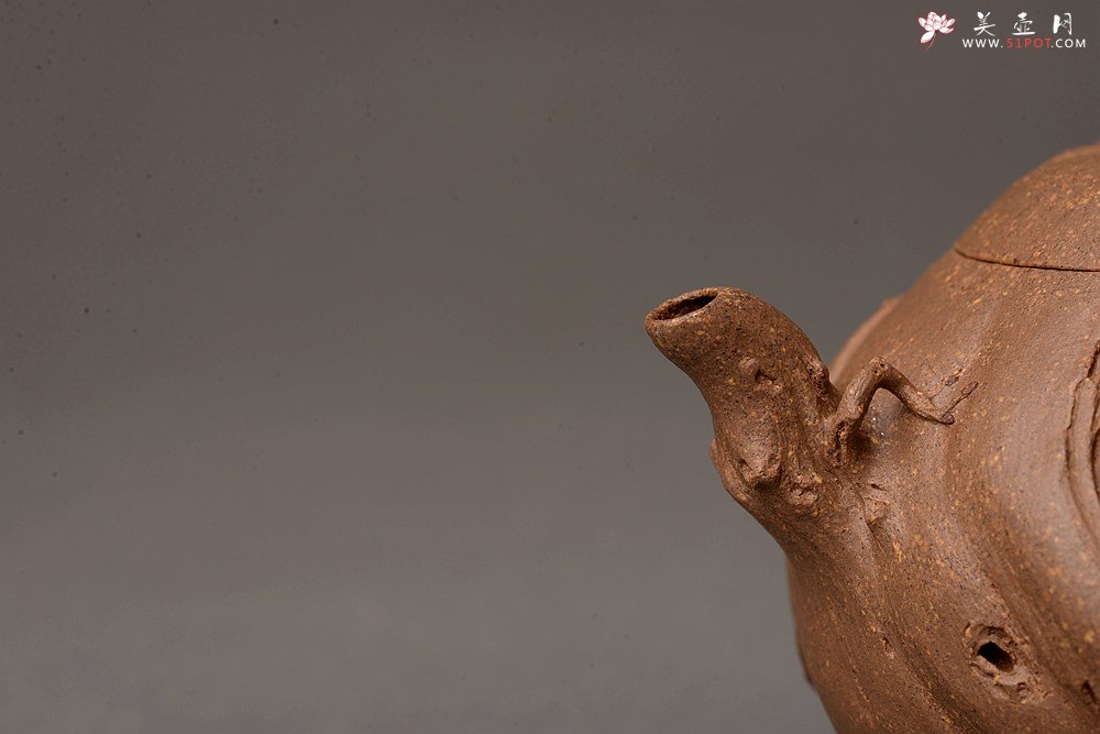 紫砂壶图片：林月长乙未冬全手原创精品 肌理丰富 紫砂新风 学院派  麒麟山音 - 宜兴紫砂壶网